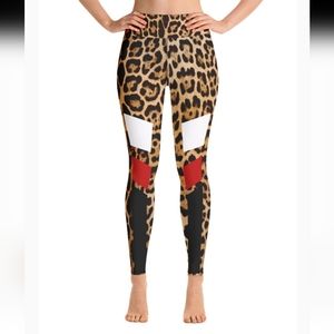 2023 WILD WARRIOR LEGGINGS LEPPARD SPOTS HIGH RISE